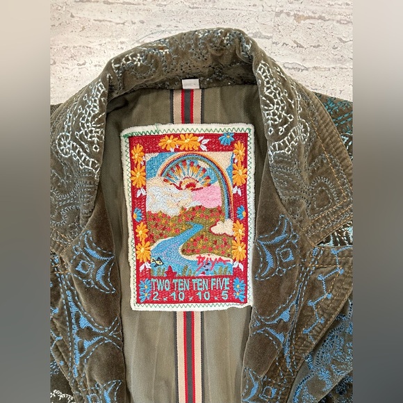 Johnny Was / Two Ten Ten Five Embroidered Duster Coat, Size XS - Picture 3 of 15